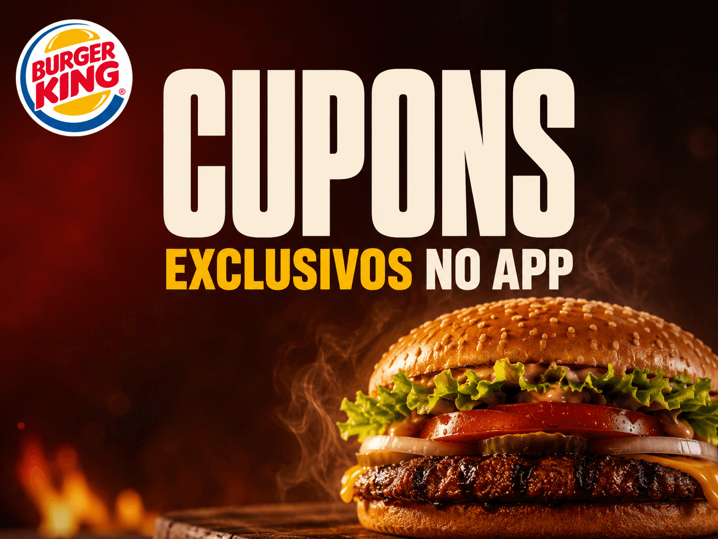 Burger King — Clube BK no aplicativo