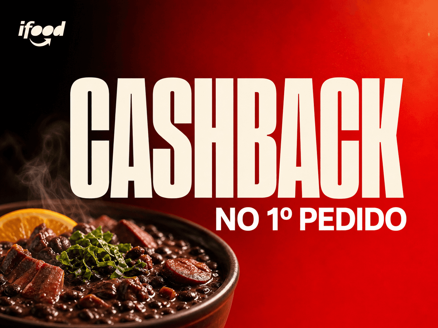 iFood — Cashback no primeiro pedido